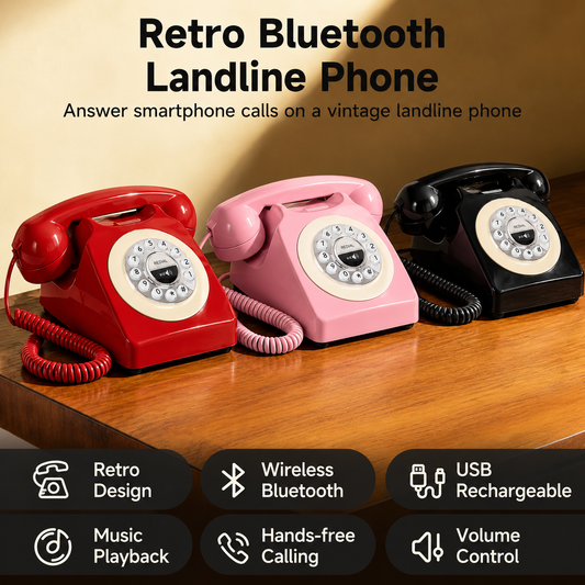 DialTone™ Retro Bluetooth Full Landline